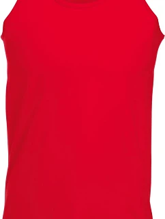 Fruit of the Loom Athletic Vest Pánské tílko 16.1098 red