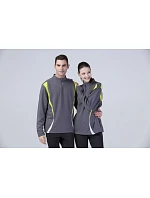 Spiro S 178X Tréninkový top s "1/4" zip s dlouhým rukávem 29.178X charcoal/lime/white Spiro S 178X Tréninkový top s "1/4" zip s dlouhým rukávem 29.178X charcoal/lime/white