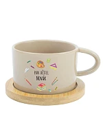 Personalizovaný keramický hrníček "MAKRONKA" pro paní učitelku/pana učitele (pomůcky) Personalizovaný keramický hrníček "MAKRONKA" pro paní učitelku/pana učitele (pomůcky)
