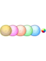 DEKORATIVNÍ MĚSÍČNÍ SVĚTLO O PRŮMĚRU 11,5 CM RGB