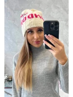 Dámská čepice London K385 ecru Dámská čepice London K385 ecru