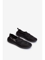 Pánské černé boty do vody Big Star NN174754 Pánské černé boty do vody Big Star NN174754