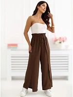 Kalhoty CS SP XYS3375.03 tmavě hnědé