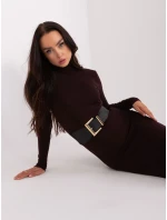 EM SK 778 šaty.65 tmavě hnědá