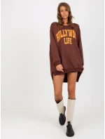 Mikina VI BL 3102.01P hnědo-oranžová