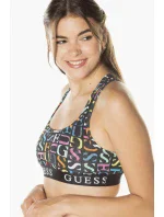 Podprsenka sportovní bralette O02C14JR06B - F76E vícebarevná - Guess