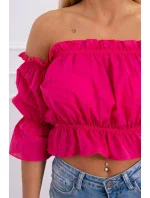 Fuchsiová blůza s pruhy Fuchsiová blůza s pruhy