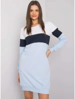 Dámské šaty RV SK 5869.04 bílé a modré Dámské šaty RV SK 5869.04 bílé a modré