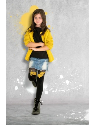 DÍVČÍ VZOROVANÉ PUNČOCHÁČE SABA DR2326