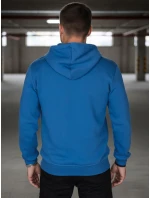 Pánská modrá mikina s kapucí FashionStreet BX5912