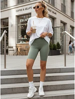 Dámské cyklistické kraťasy LOVIFIT v barvě khaki, FashionStreet SY0585