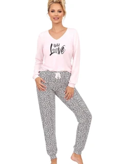 Pyžamo Donna Pantera Dlouhá délka/r S-2XL