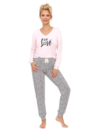 Pyžamo Donna Pantera Dlouhá délka/r S-2XL