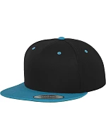 Flexfit 6089M 6 panelová Snapback kšiltovka 55.6089 black/teal