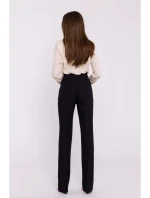 S371 Kalhoty Bootcut - černé