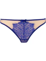 Svůdná tanga V-9618 modrá - Axami
