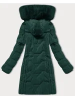 Tmavě zelená zimní bunda s odepínací kapucí S'west (R8199-10) Tmavě zelená zimní bunda s odepínací kapucí S'west (R8199-10)