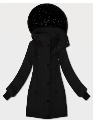 Černá dámská mikina s kapucí a se stojáčkem LHD (AMG-171)