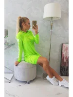 Bílé zelené neonové šaty Bílé zelené neonové šaty