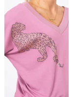 Zirkonová sada panther tmavě růžová Zirkonová sada panther tmavě růžová