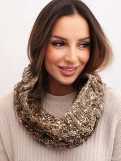 KN15 Dámská čepice s kapucí zelená neonová