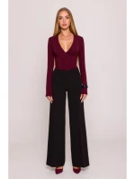 M875 Široké kalhoty - černé