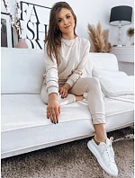 Dámská tepláková souprava MILIAN AY0819 béžová - FashionStreet