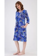 Dámské domácí šaty s tříčtvrtečním rukávem Eliza