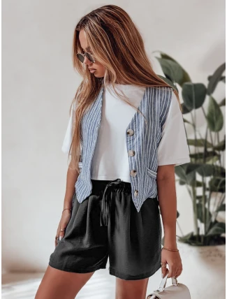 Dámské šortky RELAX TIME černé FashionStreet SY0457