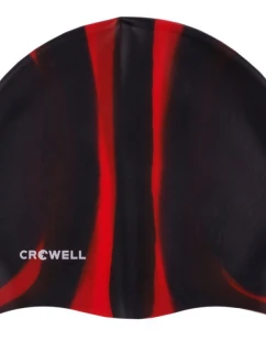 Crowell Multi-Flame-01 Silikonová plavecká čepice