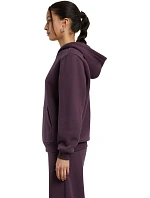 Build your Brand BY 289 Dámská oversize mikina s kapucí "Fluffy" 56.0289 heather grey