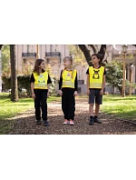 Korntex FUN Dětská bezpečnostní vesta 76.FUNY hi vis yellow/polar bear Korntex FUN Dětská bezpečnostní vesta 76.FUNY hi vis yellow/polar bear