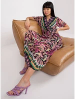 Šaty DHJ SK 11331 3.61 černá a růžová Šaty DHJ SK 11331 3.61 černá a růžová