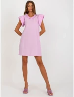 LK SK 506795 šaty.71 světle fialová