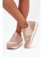 Dámské kožené tenisky Big Star HI-POLY SYSTEM – nude Dámské kožené tenisky Big Star HI-POLY SYSTEM – nude