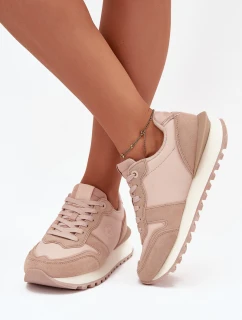 Dámské kožené tenisky Big Star HI-POLY SYSTEM – nude