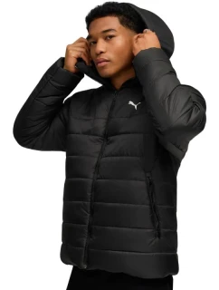 Pánská vyteplená bunda Puma ESS s kapucí černá 685211 01 pánské