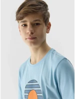 Chlapecké triko z organické bavlny 4F - modré Chlapecké triko z organické bavlny 4F - modré
