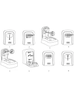 KLÍČOVÁ KOMBINACE KLÍČŮ OD TREZORU 4 ČÍSLICE BLACK + DECKER