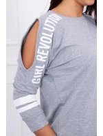 Dívka Revolution šedá sada Dívka Revolution šedá sada