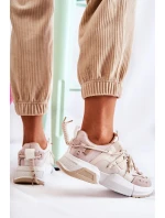 Dámské Tenisky Sportovní Boty Béžove Someday