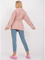 Dámský kabát EM EN 5422.22P světle růžový