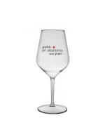 PROTOŽE BÝT ARCHITEKTKA NENÍ PRDEL - čirá nerozbitná sklenice na víno 470 ml PROTOŽE BÝT ARCHITEKTKA NENÍ PRDEL - čirá nerozbitná sklenice na víno 470 ml