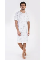 Pánská noční košile s krátkým rukávem Plachetnice Pánská noční košile s krátkým rukávem Plachetnice