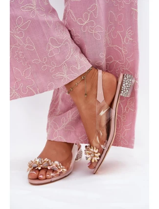 Sandály na podpatku  model 213938 Step in style