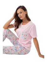 Pyžamo Luna 340 cr/r M-2XL dámské