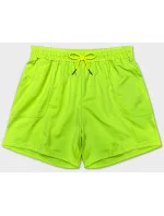 Dámské teplákové šortky v limetkové barvě (8K950-72) Dámské teplákové šortky v limetkové barvě (8K950-72)