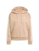 Mikina s kapucí adidas Essentials 3-Stripes Full-Zip Fleece Hood W JX7706