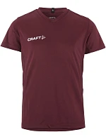 Craft Teamwear Squad Go Jersey Solid Jr Dětské sportovní tričko s výstřihem do V 82.5582 maroon Craft Teamwear Squad Go Jersey Solid Jr Dětské sportovní tričko s výstřihem do V 82.5582 maroon