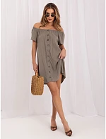 Šaty D73761M30196A khaki